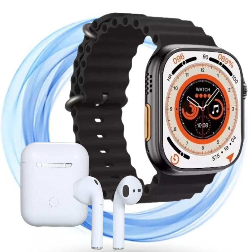 Combo Reloj Ultra 8 + Auriculares Tws