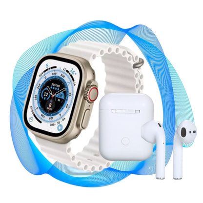 Combo Reloj Ultra 8 + Auriculares Tws